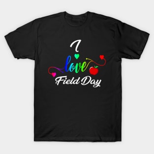 I love Field Day 2019 Tshirt for last day of school T-Shirt